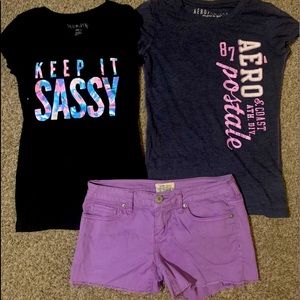 Juniors short outfit.